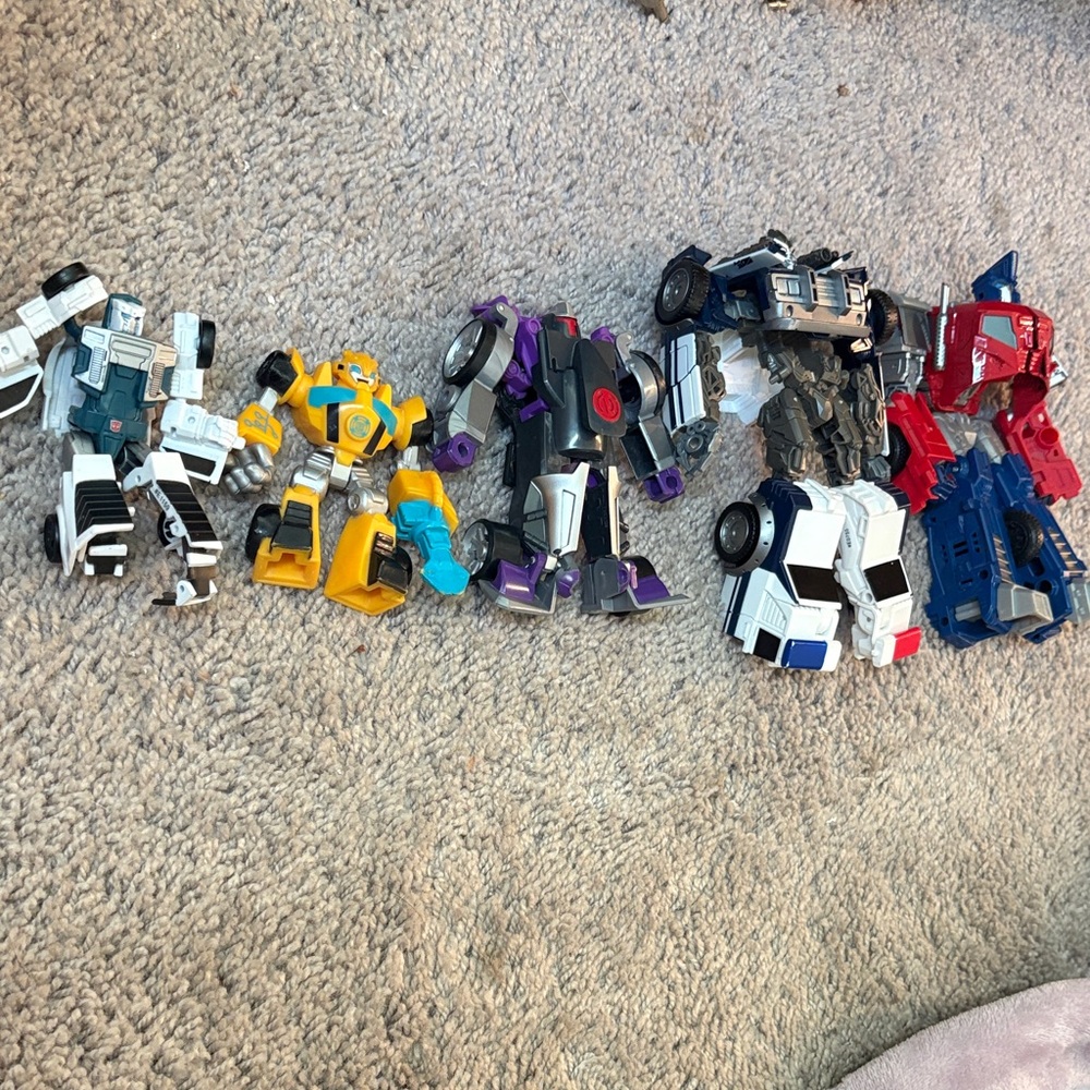 Transforming Robot Toy Set - Multicolor